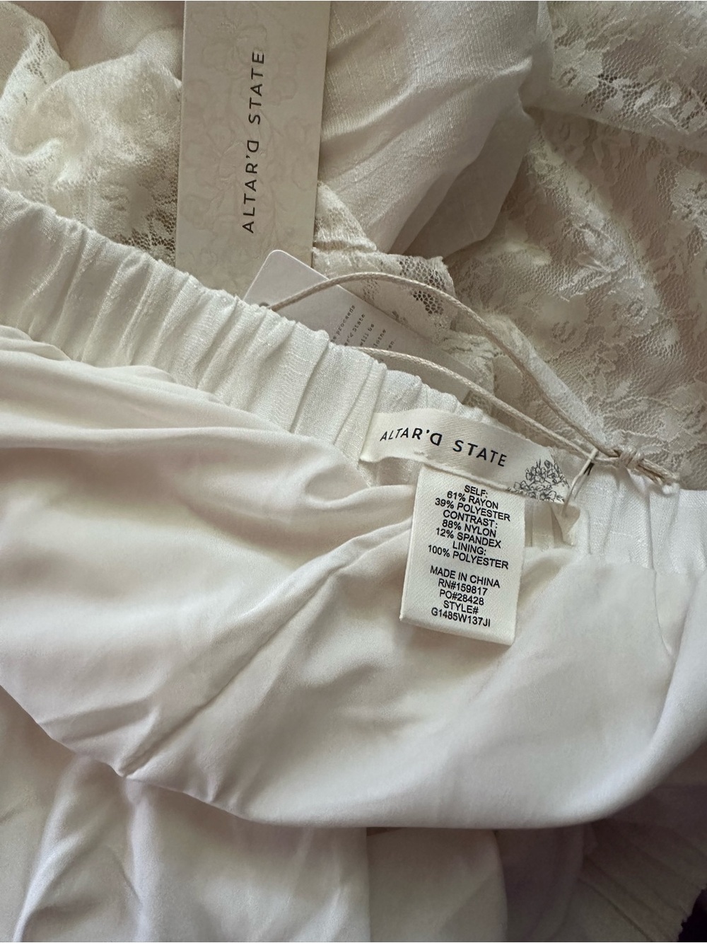 Altar'd State Evangeline Asymmetrical Tiered Maxi Skirt - Picture 4 of 4